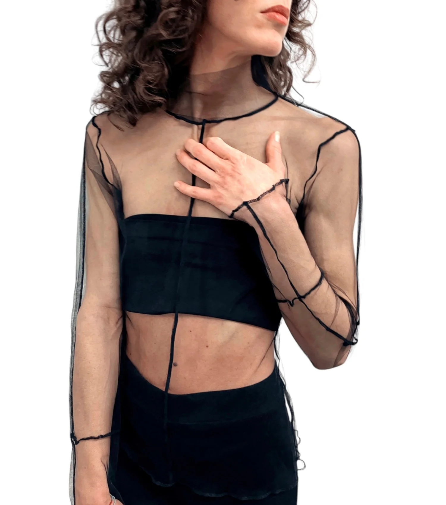3.Ambra+Fiorenza+Black+Tulle+